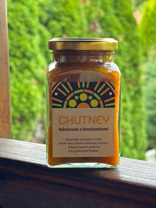 CHUTNEY Tekvicové s hrozienkami