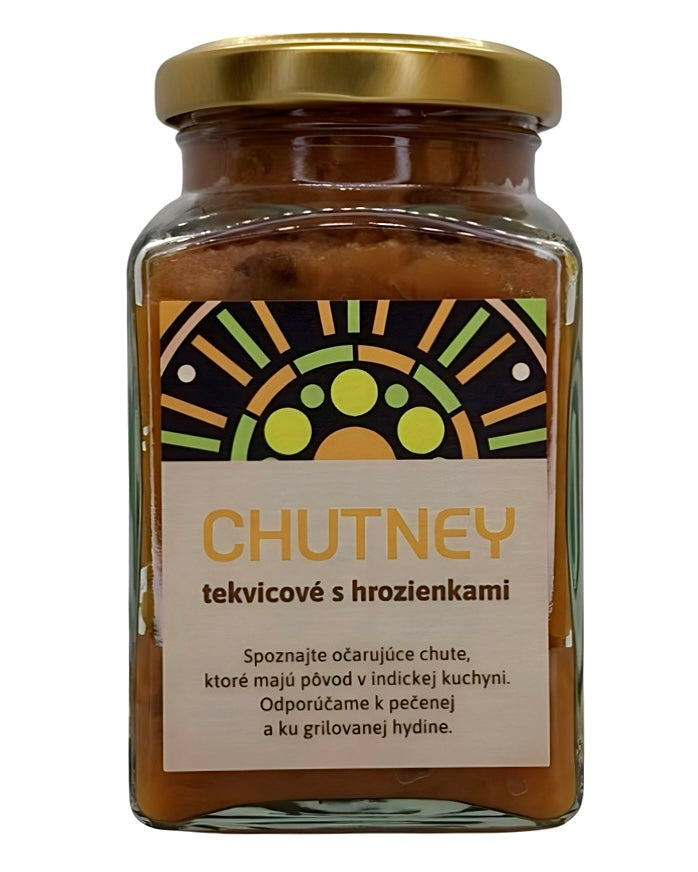 CHUTNEY Tekvicové s hrozienkami