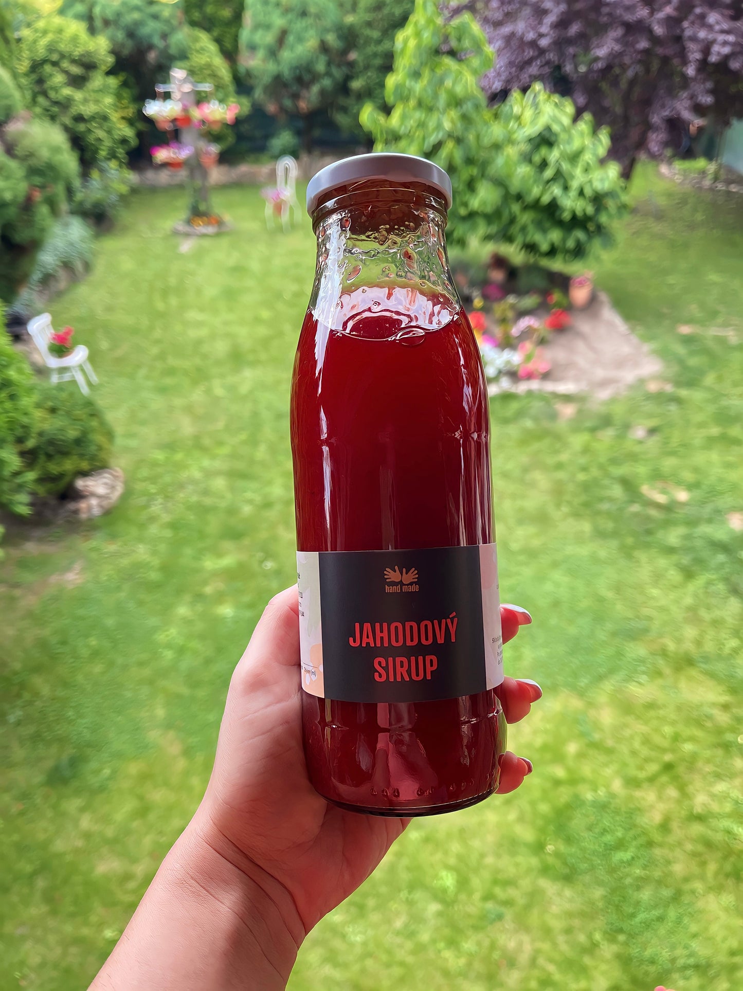Jahodový sirup