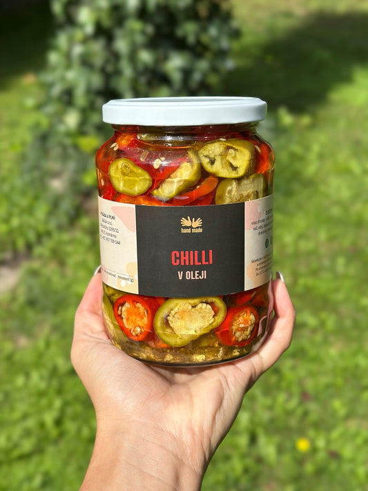 Chilli v oleji 720ml